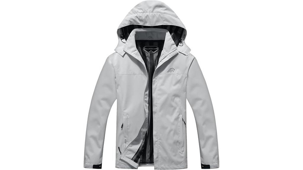 lightweight waterproof rain jacket