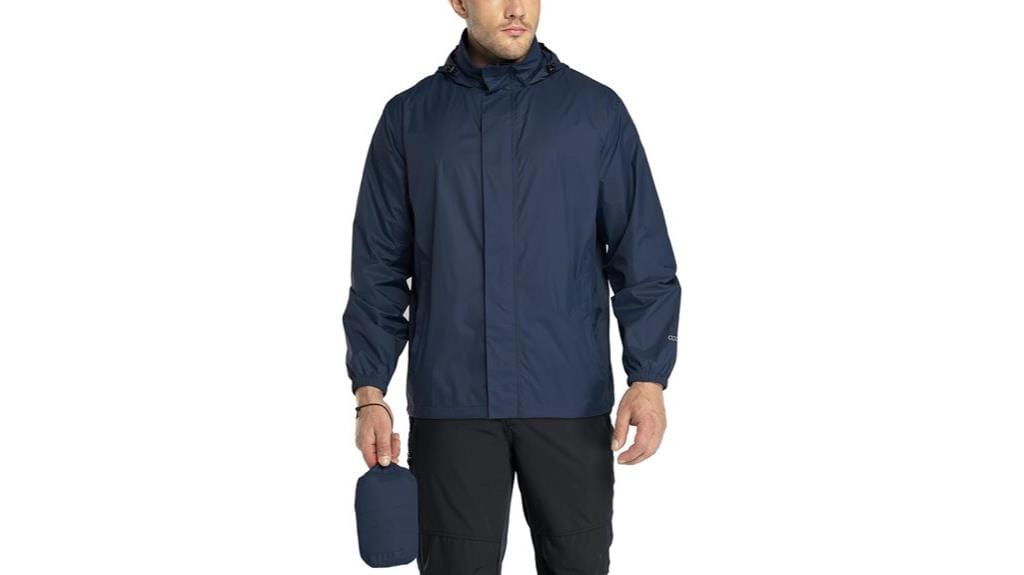 lightweight waterproof rain jacket