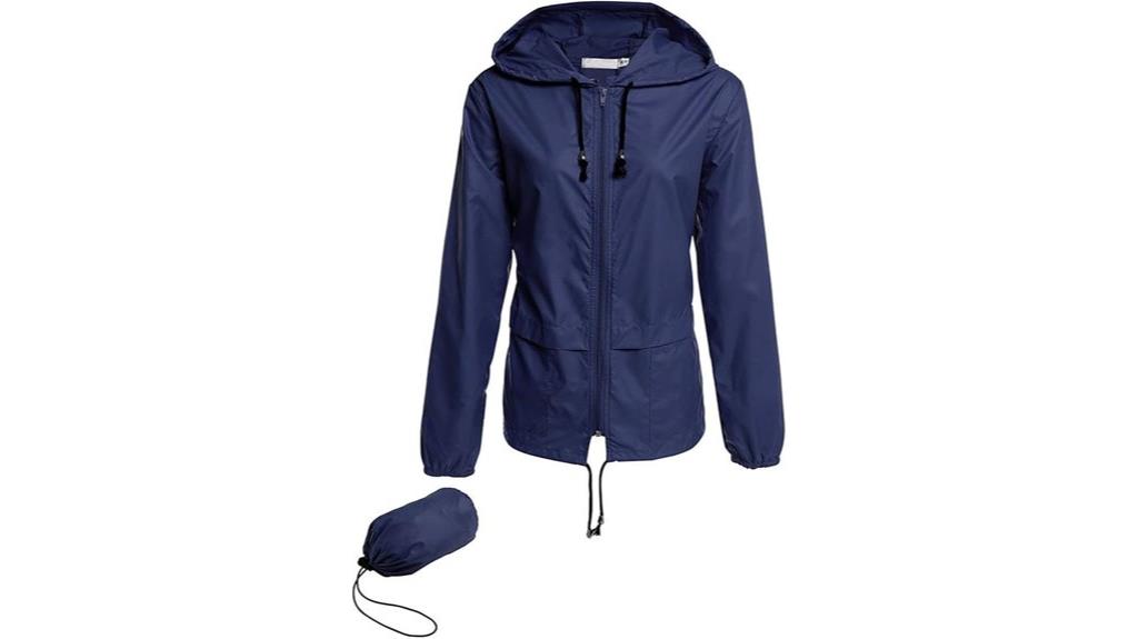 lightweight waterproof rain jacket