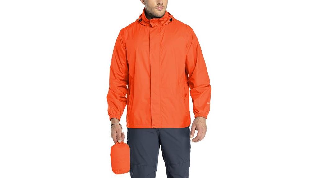 lightweight waterproof rain jacket