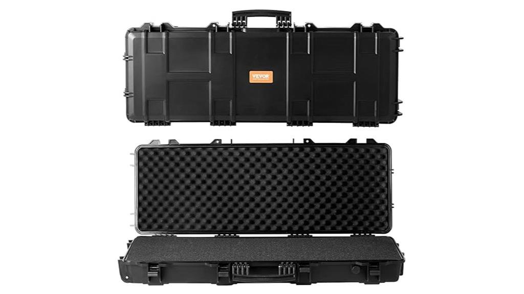 lockable hard rifle case