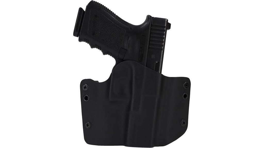 matte black outside holster