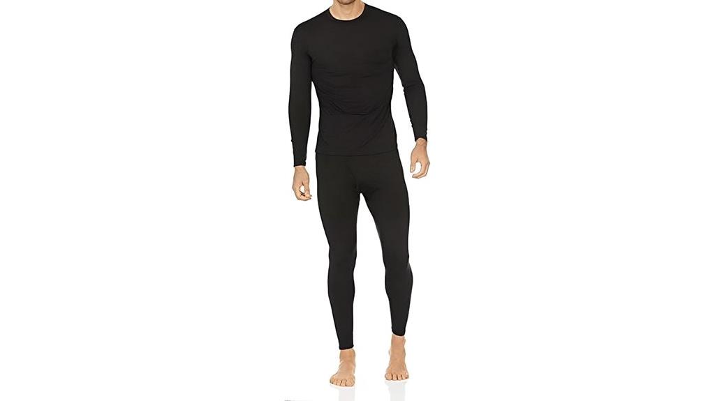 men s fleece lined thermal set