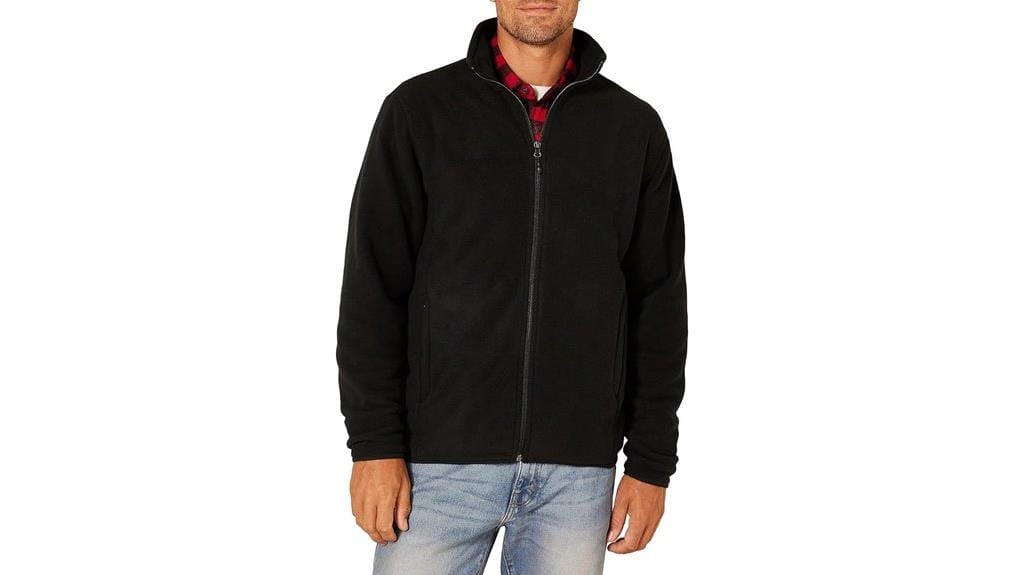 men s fleece zip jacket
