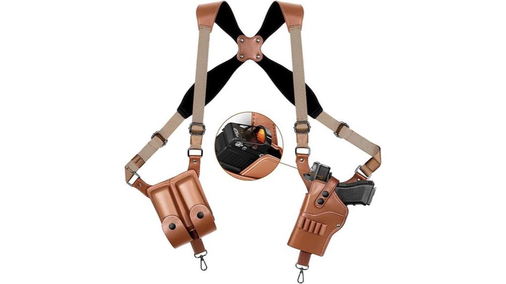 men s leather shoulder holster