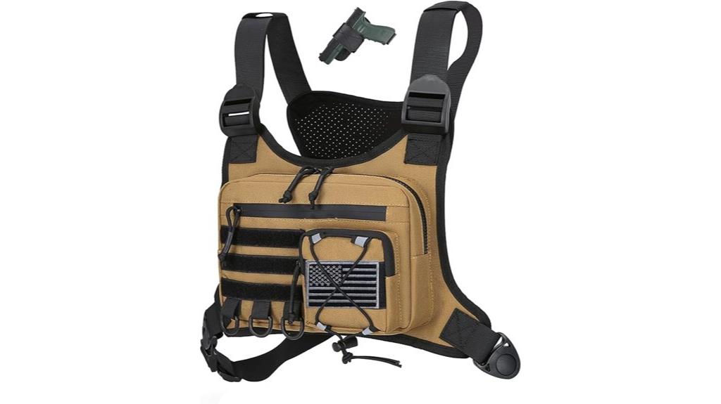 men s outdoor chest pack