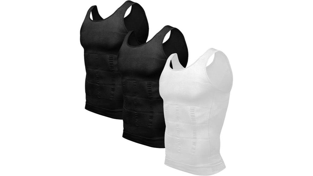 men s slimming compression tank