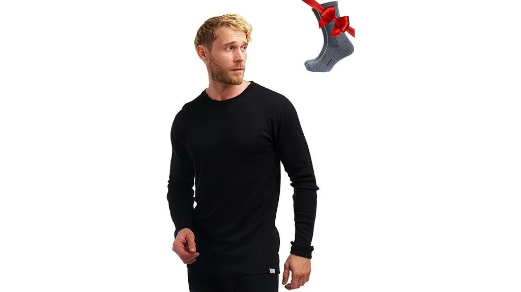 men s thermal wool shirt