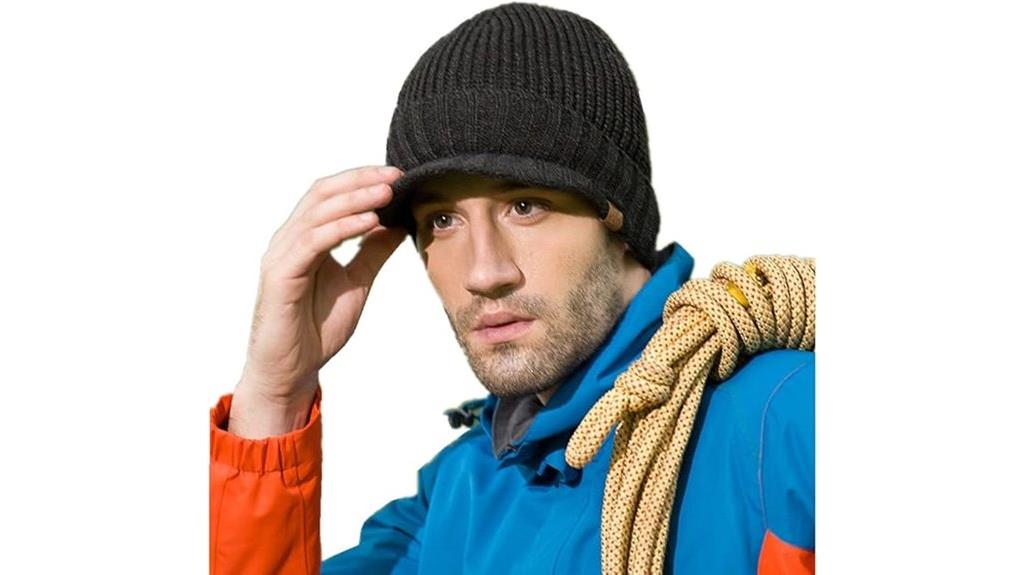 men s winter knit beanie