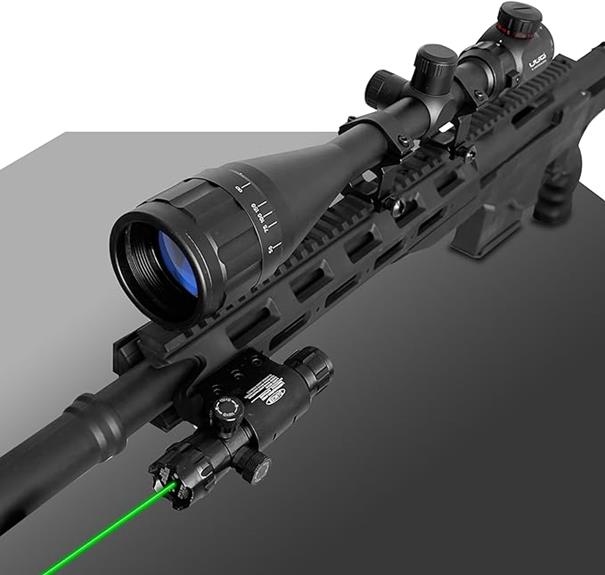 military grade rifle scope package