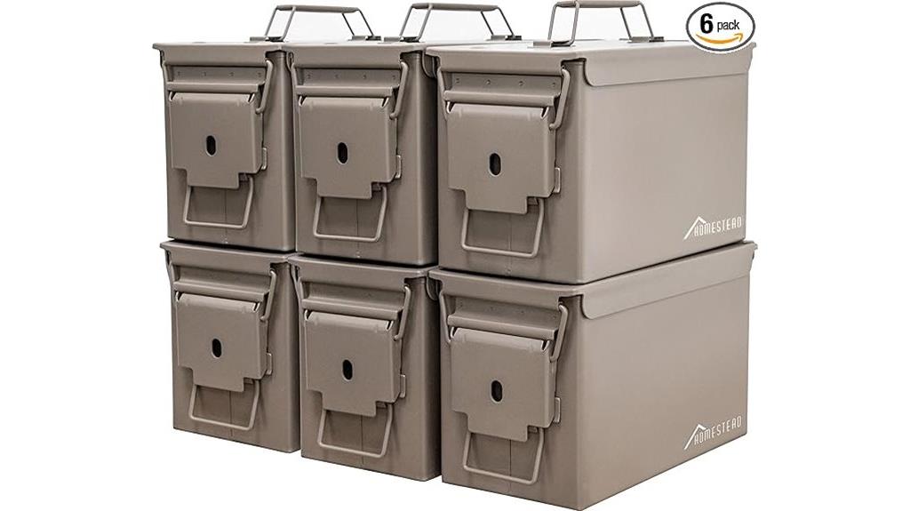 military steel ammo cans