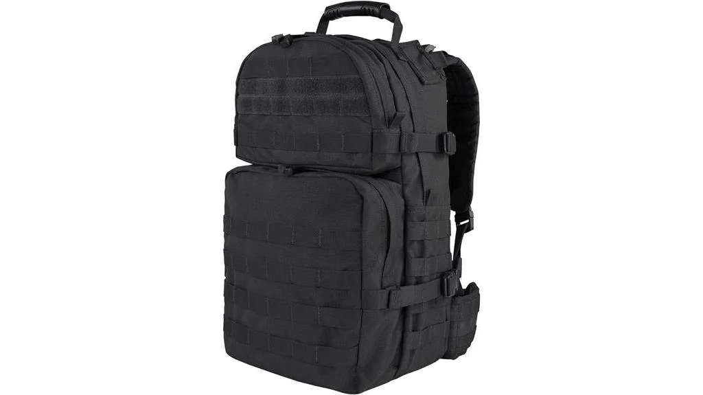 military style backpack for carrying supplies
