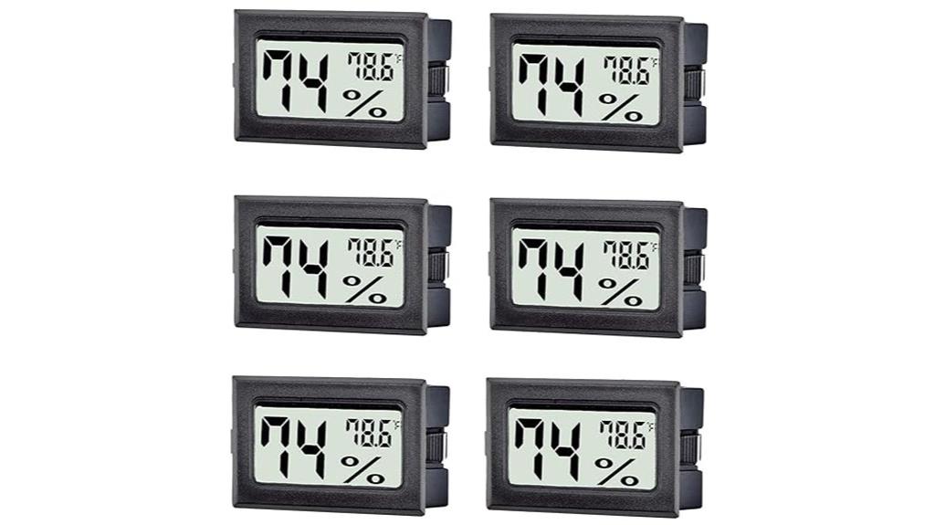 mini digital thermo hygrometer set