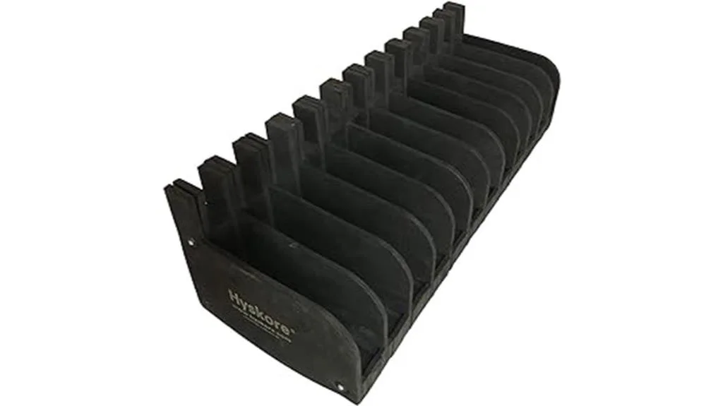 modular pistol rack with foam padding