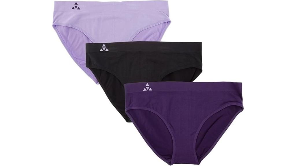moisture wicking seamless hipsters