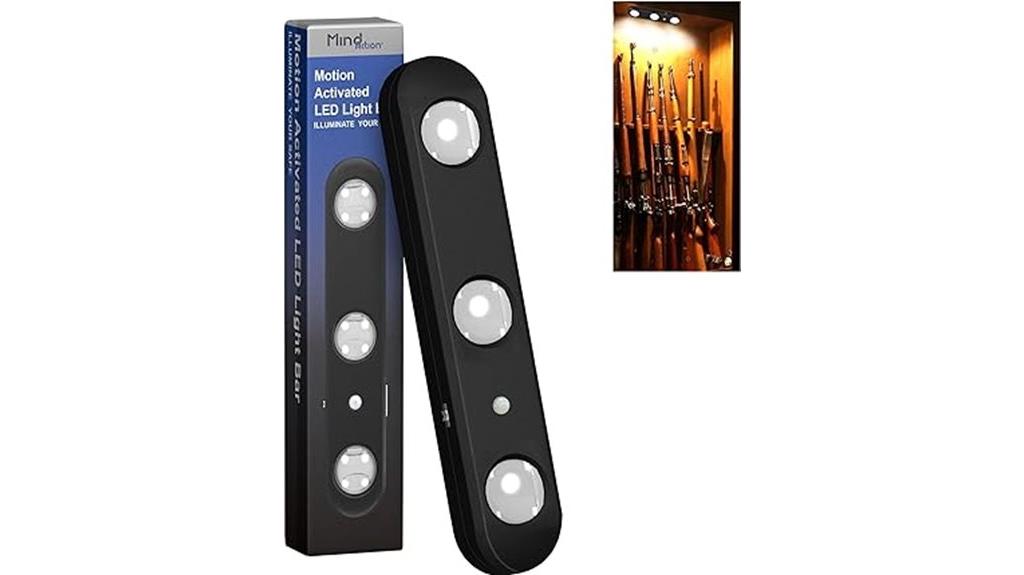 motion activated gun safe light