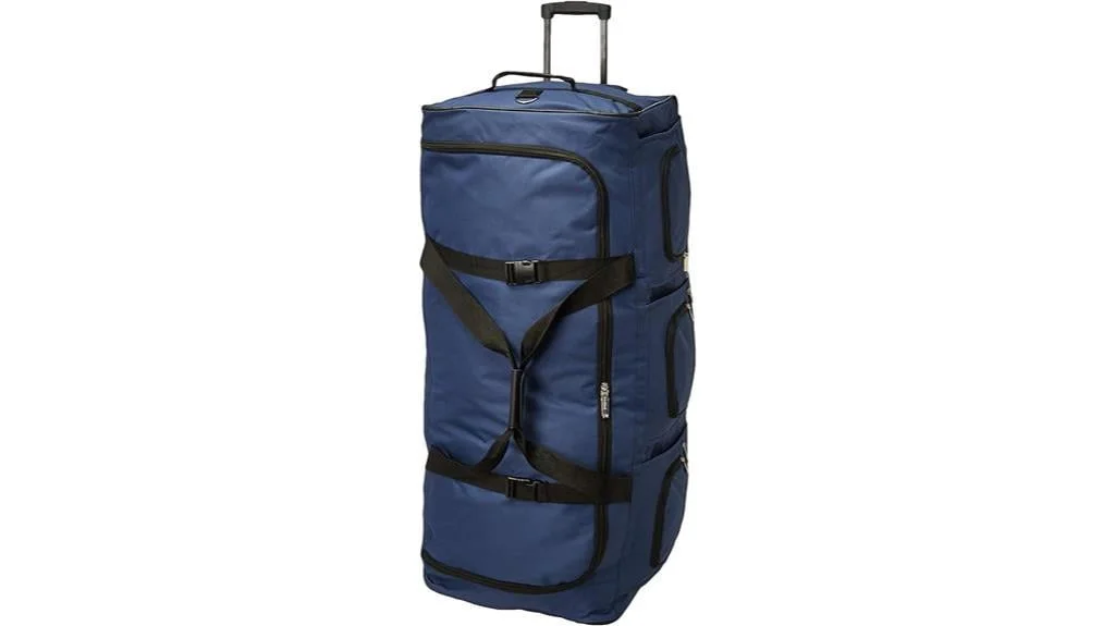 navy 40 inch rolling duffel