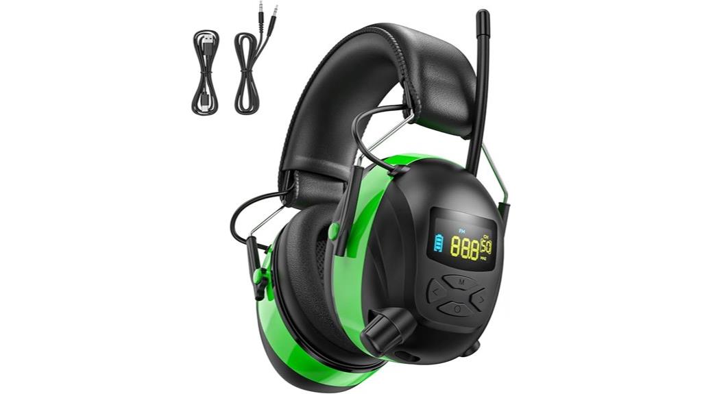 noise cancelling radio headphones