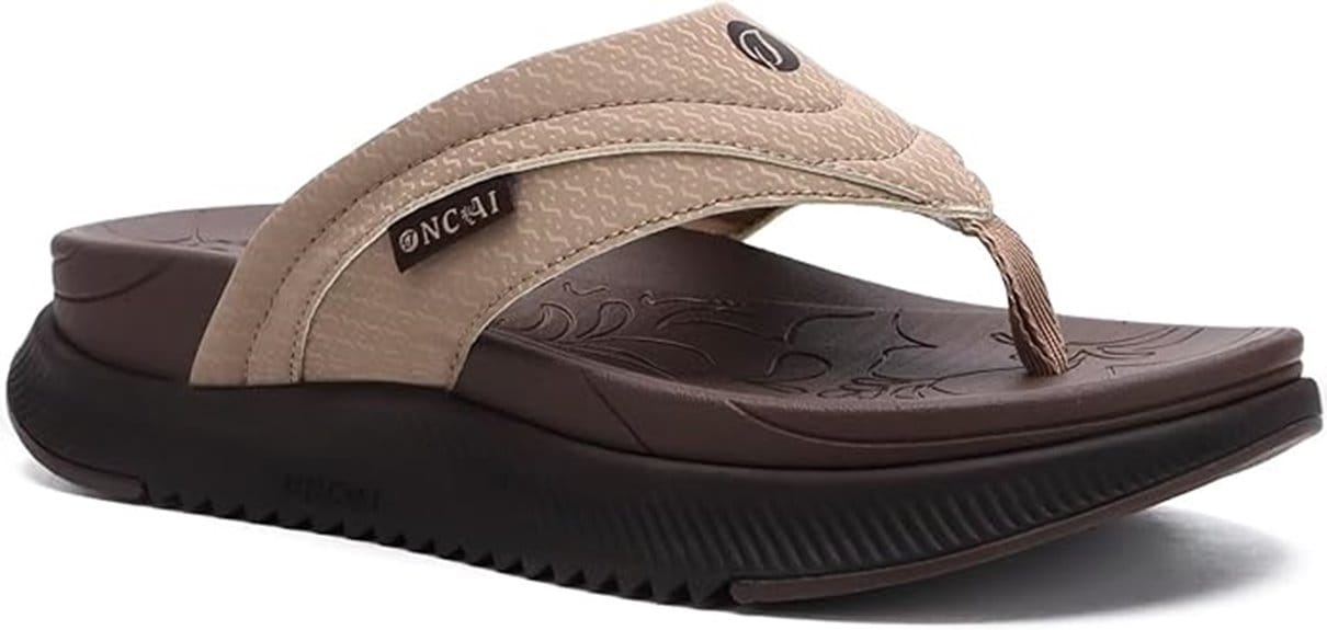 orthotic supportive flip flops