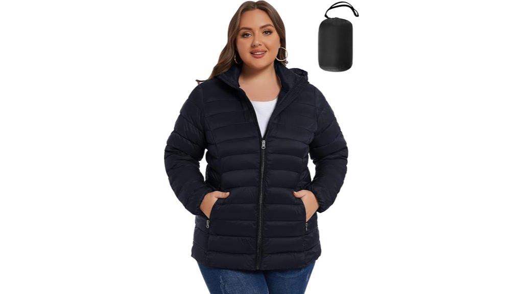 packable puffer coat women