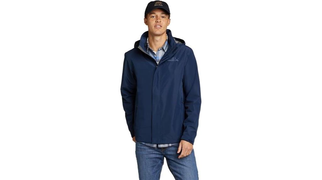 packable waterproof rain jacket