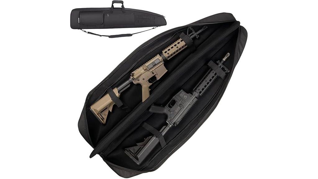 padded shotgun rifle case