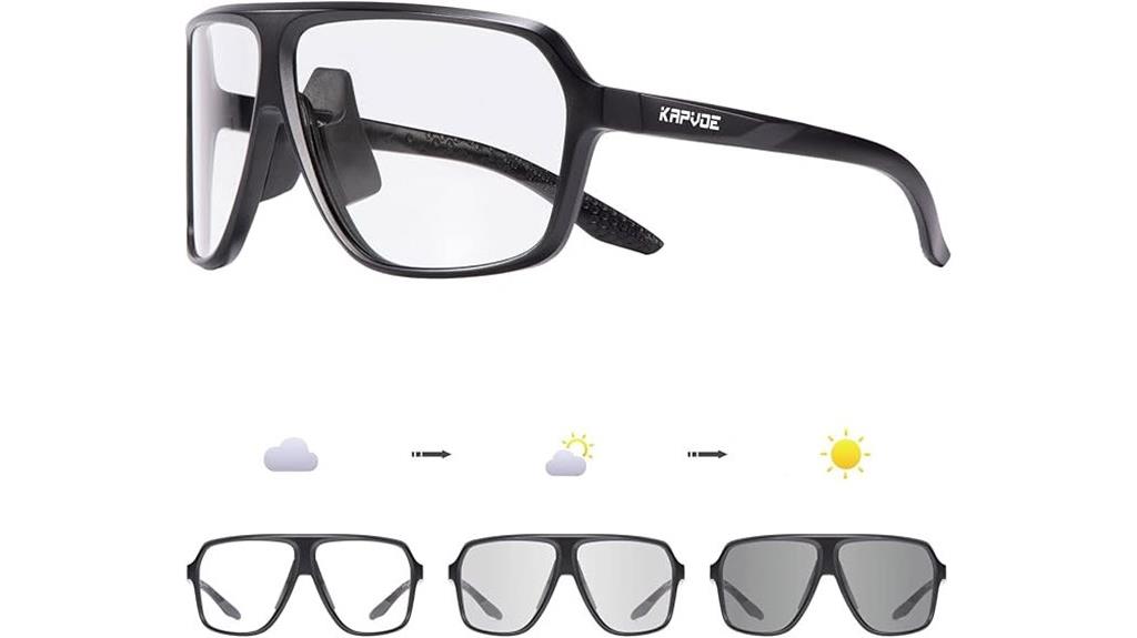 photochromic sports sunglasses kapvoe