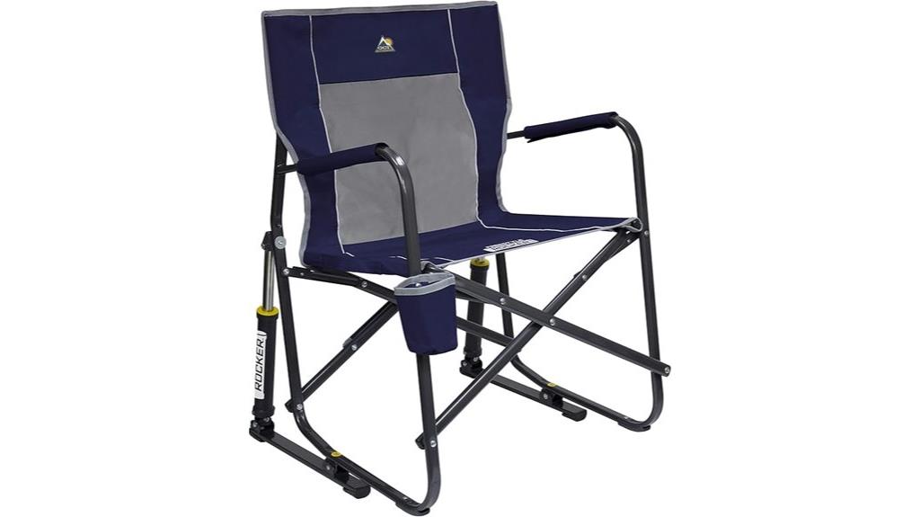 portable camping chair with holder