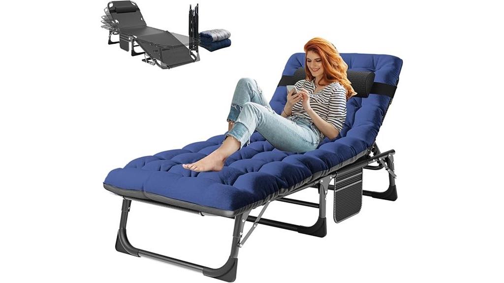 portable camping cot set