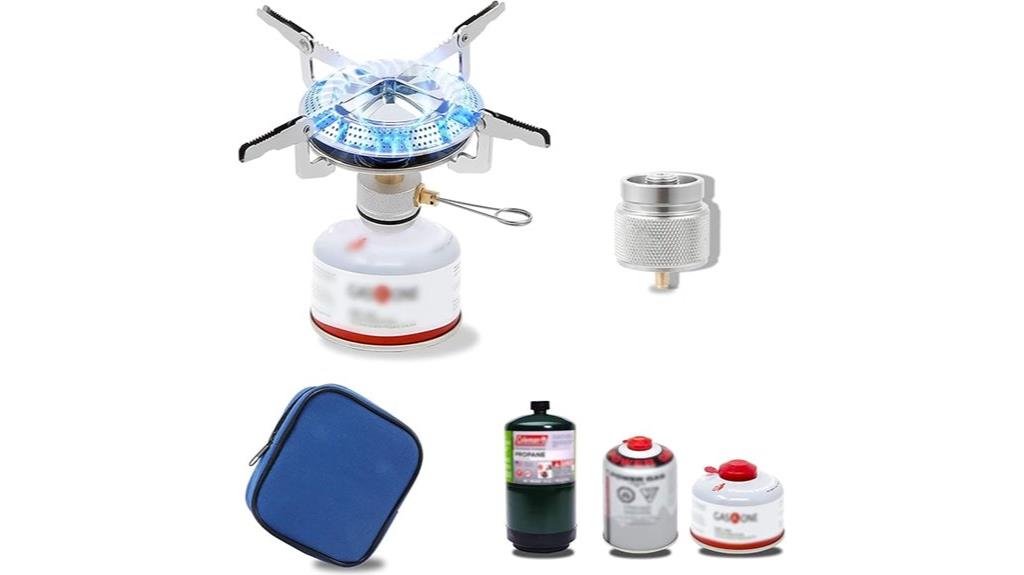 portable camping stove adapter