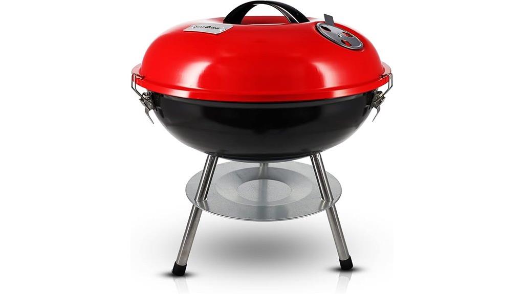 portable charcoal barbecue grill