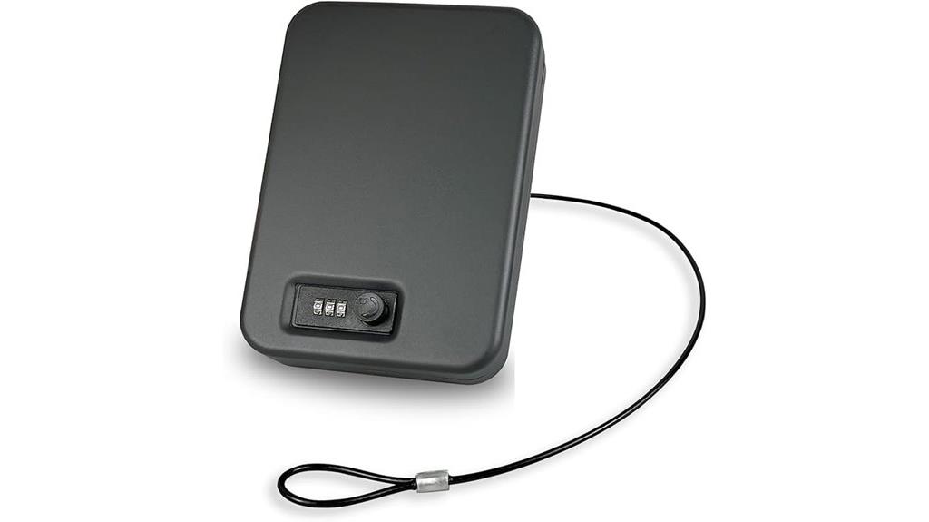 portable combination lock box
