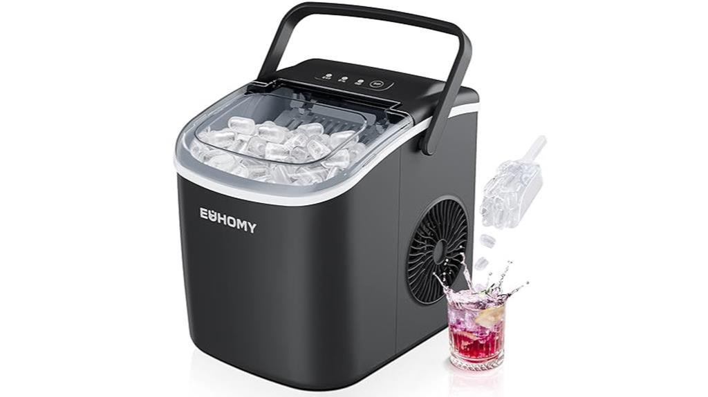 portable fast efficient ice maker