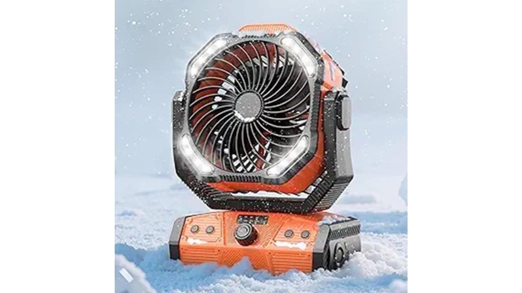 portable rechargeable camping fan