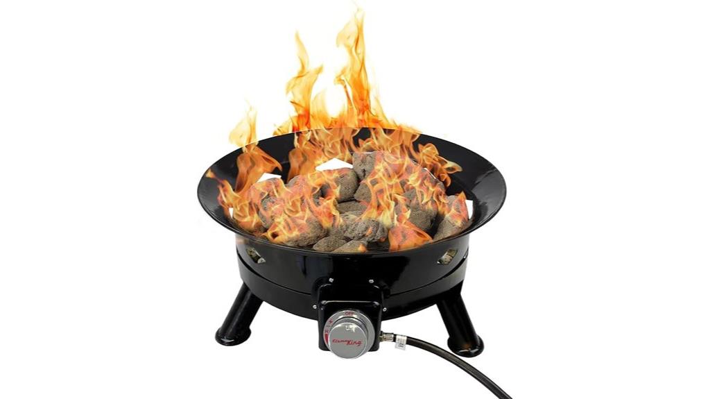 portable smokeless propane firepit