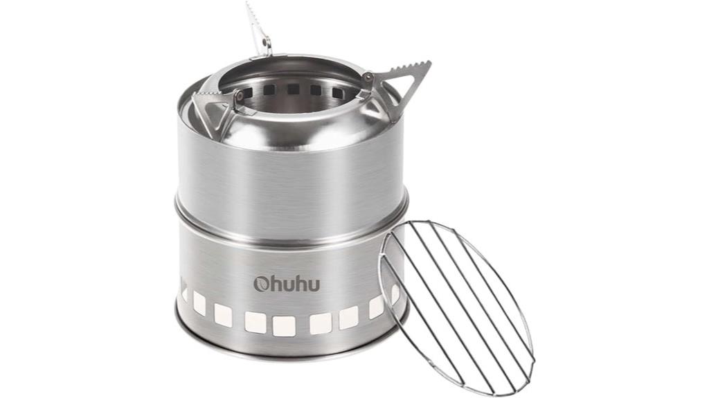 portable wood burning stove