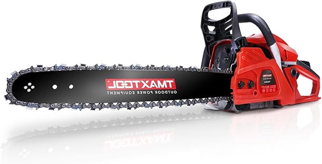 powerful 20 inch gas chainsaw