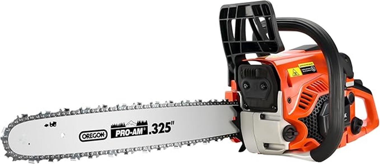 powerful gas chainsaw tool
