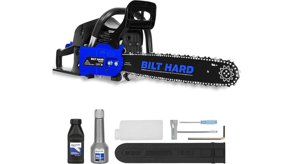 powerful gas chainsaw tool
