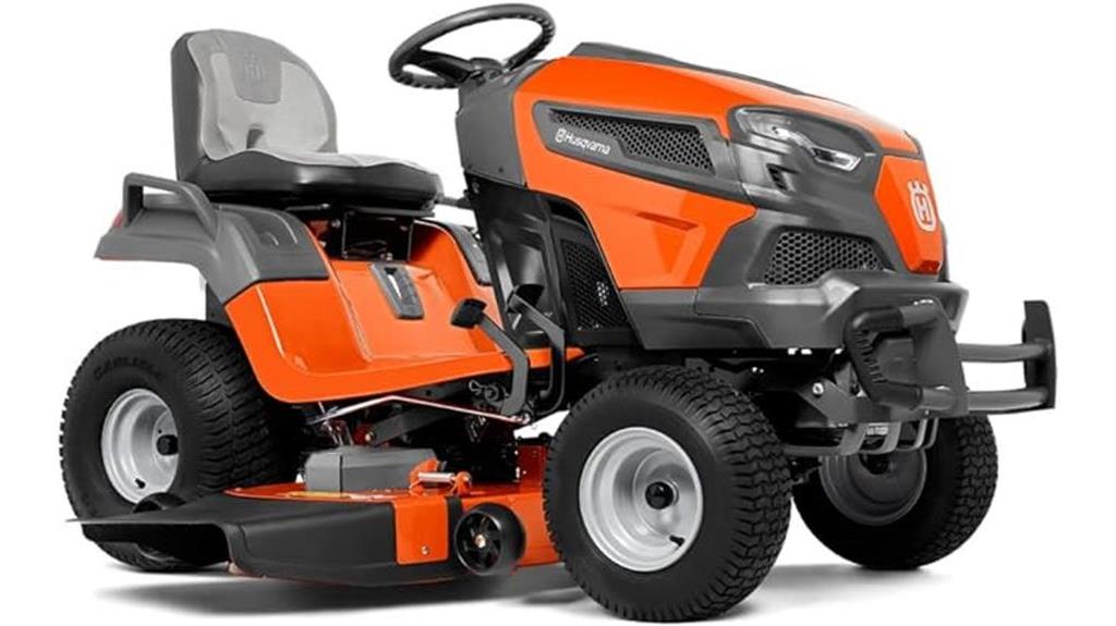 powerful riding mower with diff lock