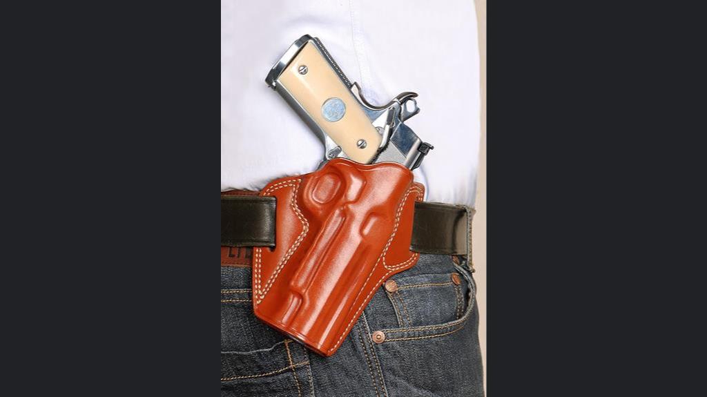 premium leather owb pancake holster