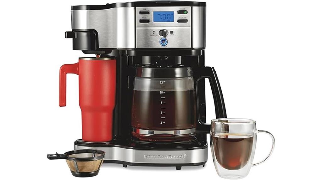 programmable dual coffee brewer