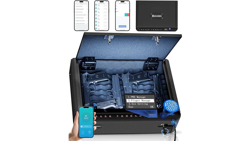quick access gun safe