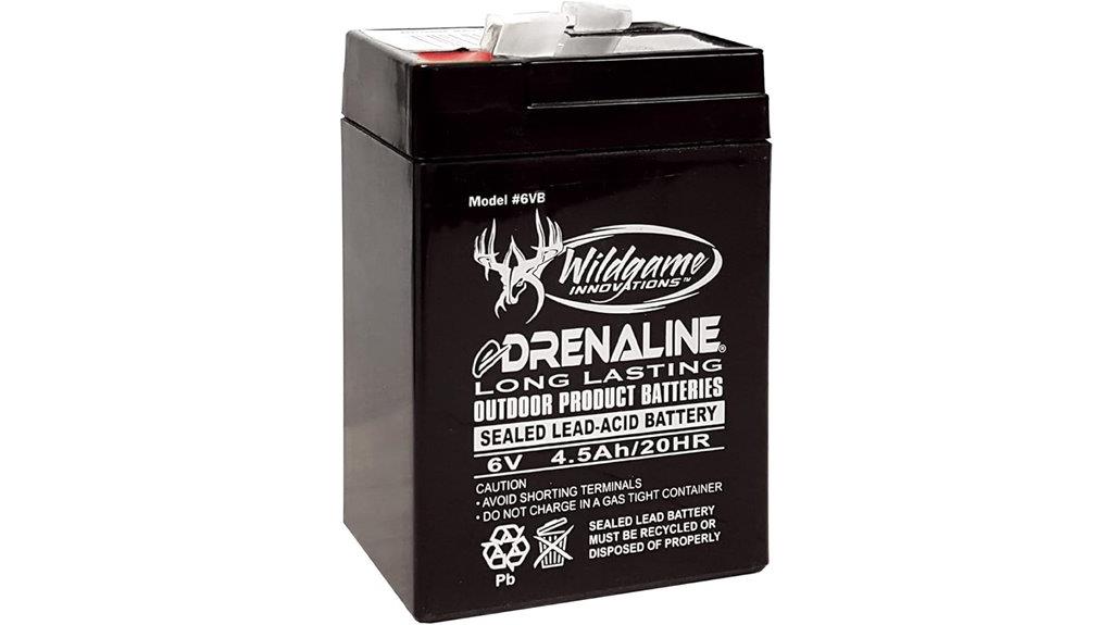 rechargeable game feeder battery