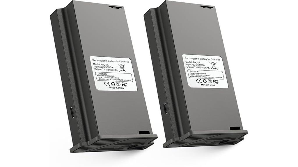 rechargeable lithium battery pack