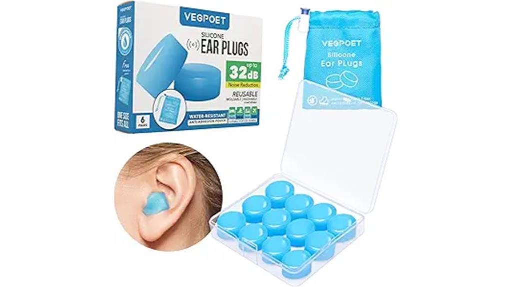 reusable silicone ear plugs