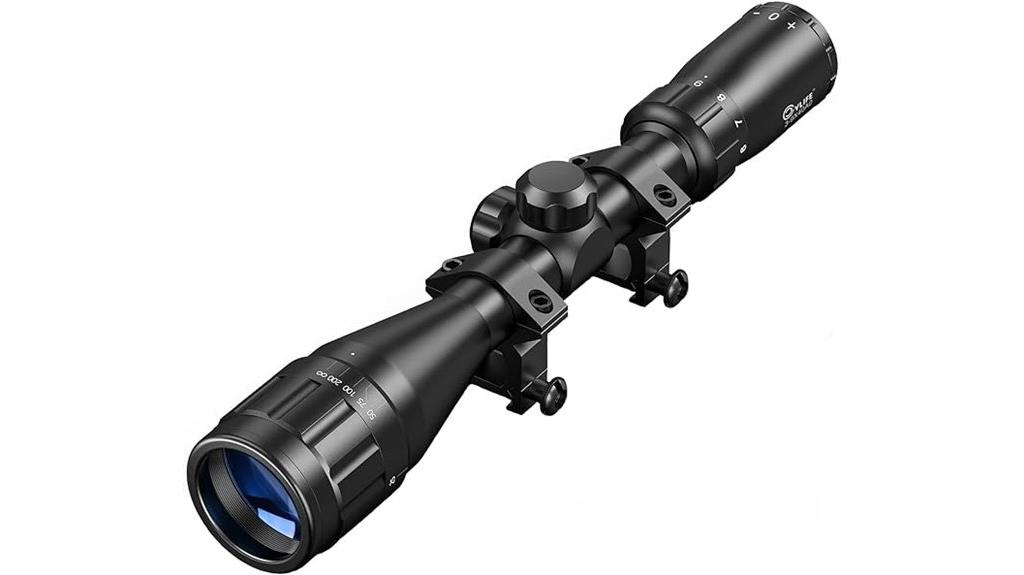 rifle scope with mounts