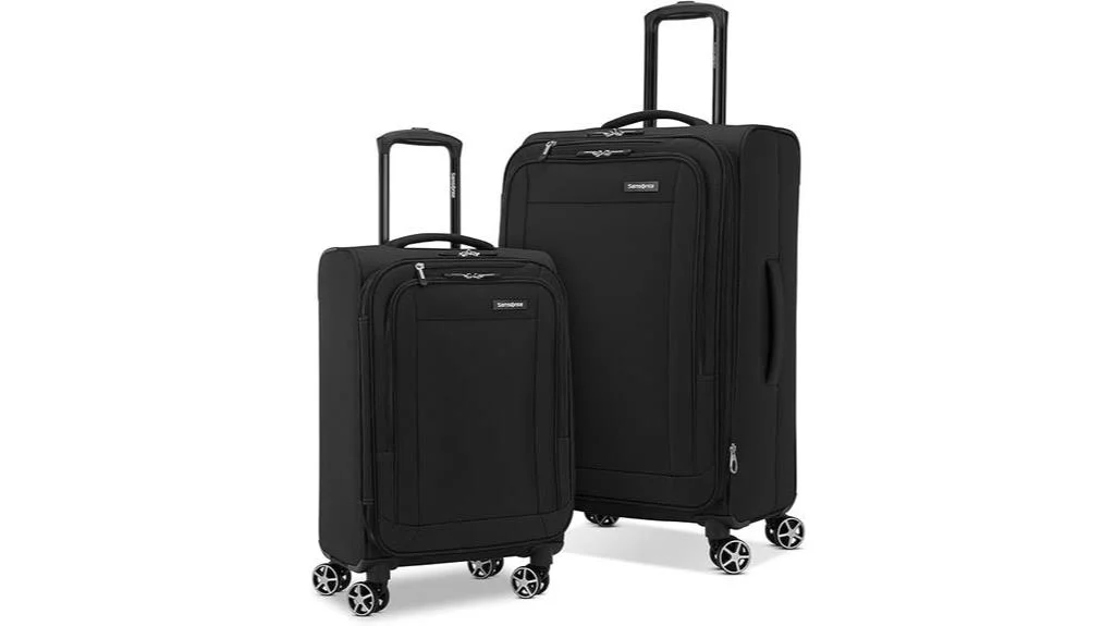 samsonite luggage set with spinners