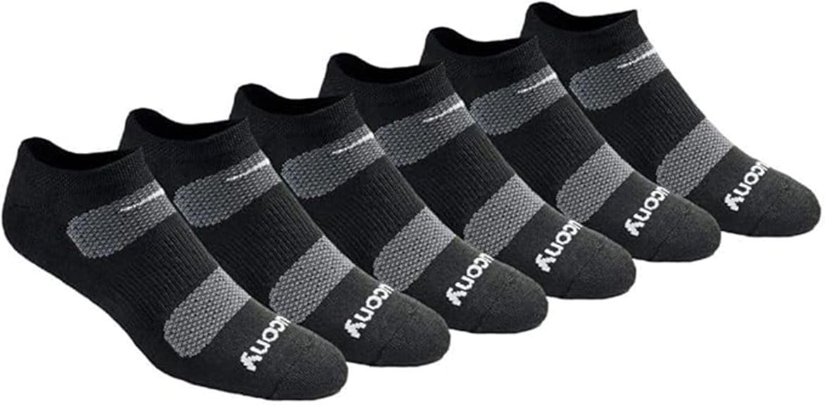 saucony performance no show socks