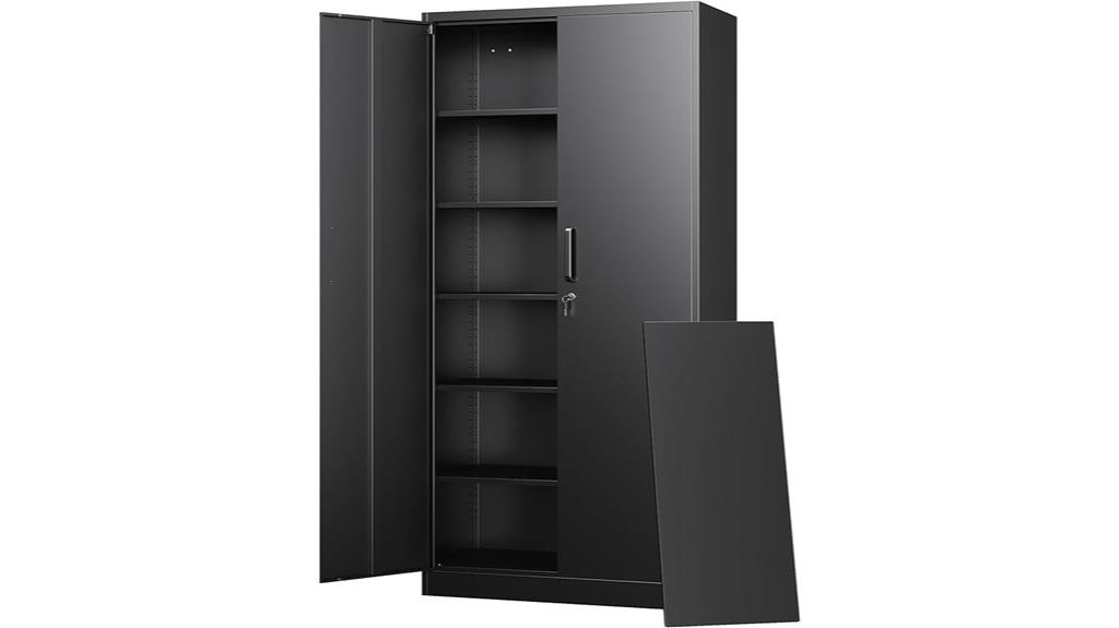 secure adjustable metal cabinet